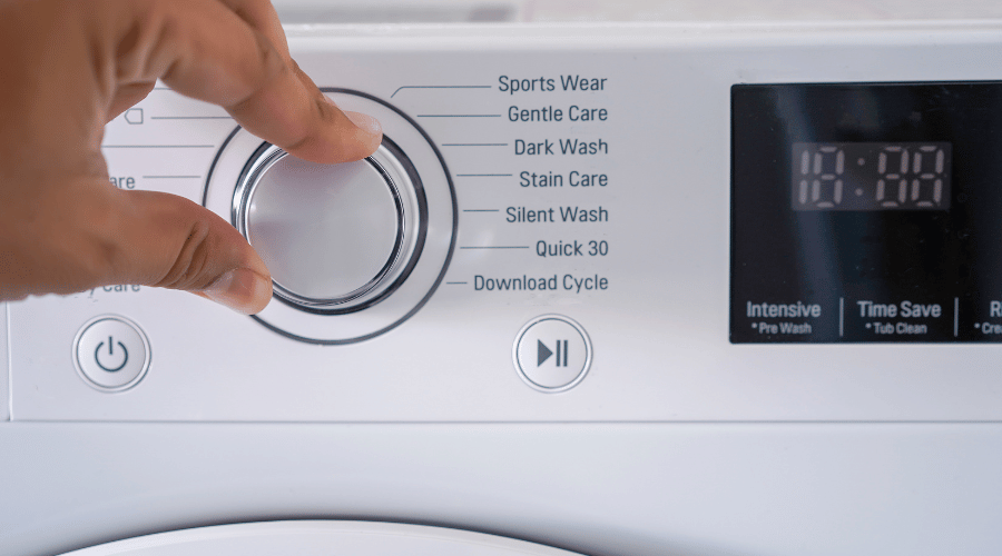 washing machine cleaning step by step